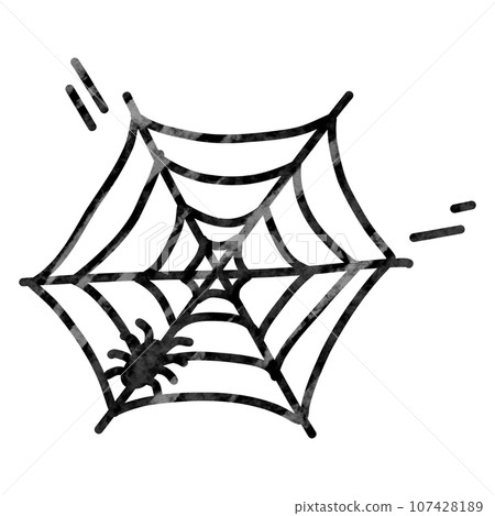Spider spider web drawing Spider spider web drawing 107428189