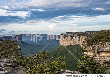 View from the top of the hill of the father inacio, morro do pai inacio, Chapada Diamantina, Bahia, Brazil View from the top of the hill of the father inacio, morro do pai inacio, Chapada Diamantina, Bahia, Brazil 107428229