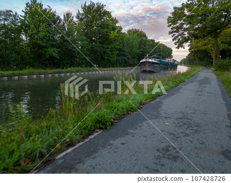 Boating on the Serene Canal Boating on the Serene Canal 107428726