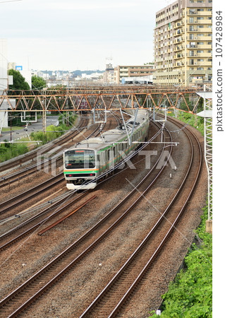 〉大船~戶塚之間的東海道線 〉大船~戶塚之間的東海道線 107428984