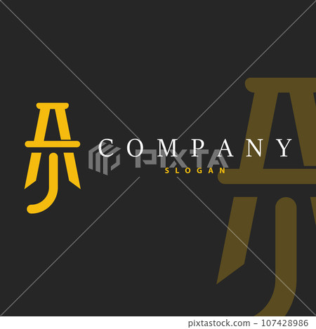 Minimal Initial AJ Letter Logo, Modern And Luxury Vector Template Minimal Initial AJ Letter Logo, Modern And Luxury Vector Template 107428986