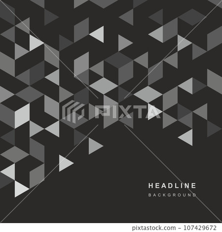 Abstract geometric technological background. Vector creative design. Abstract geometric technological background. Vector creative design. 107429672