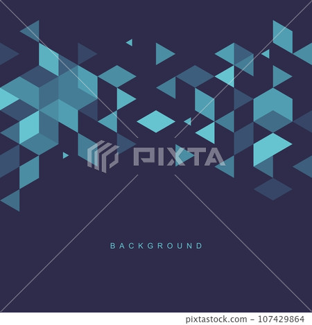 Abstract geometric technological background. Vector creative design. 107429864