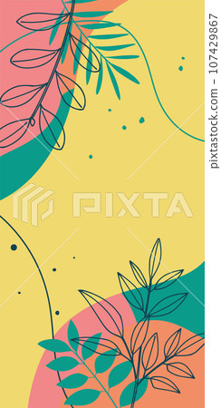 Background illustration_Botanical 107429867
