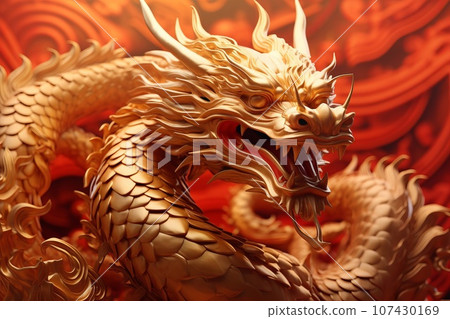 龍年生肖AI生成影像 AI影像 龍年生肖AI生成影像 AI影像 107430169