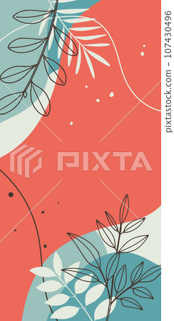 Background illustration_Botanical 107430496