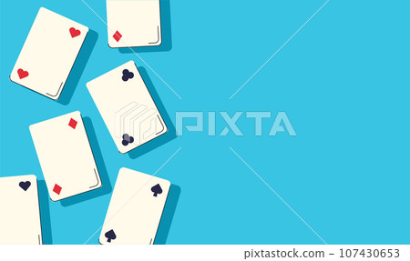 casino playing cards background. vector illustration 107430653
