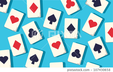 casino playing cards background. vector illustration casino playing cards background. vector illustration 107430658