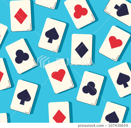 casino playing cards background. vector illustration casino playing cards background. vector illustration 107430659