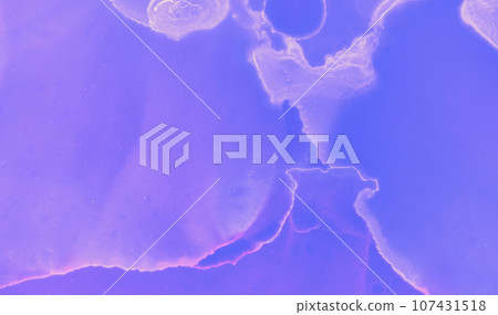 Abstract Fluid Wallpaper. Blue Contemporary 107431518