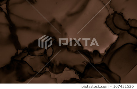 Liquid Chocolate Texture. Dark Creamy Wallpaper. 107431520