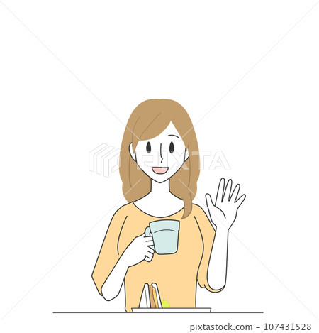 女人吃零食 女人吃零食 107431528