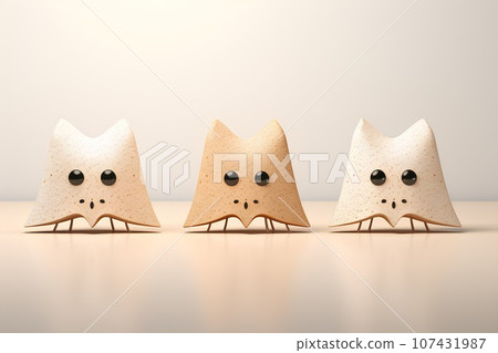 水族箱裡可愛的魚（3D） 107431987