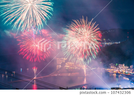 (Shizuoka Prefecture) Atami 1 million dollar night view and maritime fireworks display (Shizuoka Prefecture) Atami 1 million dollar night view and maritime fireworks display 107432306