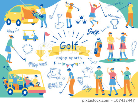 People who enjoy golf 107432447