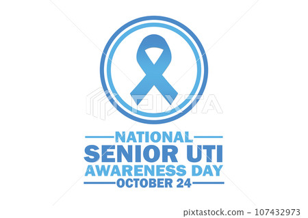 National Senior UTI Awareness Day Vector Illustration 107432973