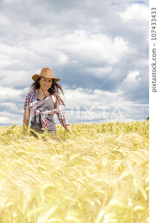 portrait young woman portrait young woman 107433433