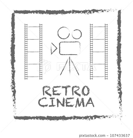 Movie retro posters and flyer. Vintage cinema promotional printing. Can be used for ad, banner, we design. 107433637