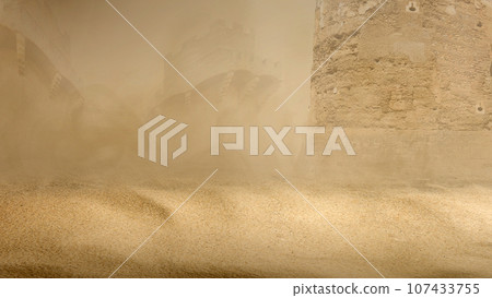 Scary Halloween background 107433755