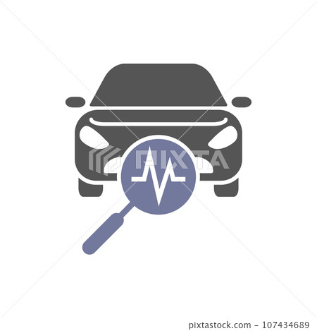Car diagnostics, icon auto service, vector illustration eps 10 Car diagnostics, icon auto service, vector illustration eps 10 107434689