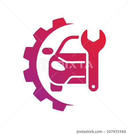 Auto service sign. Car repair logo. EPS Auto service sign. Car repair logo. EPS 107435568