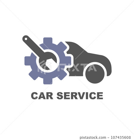 Car service Icon. Care repair logo. EPS Car service Icon. Care repair logo. EPS 107435608