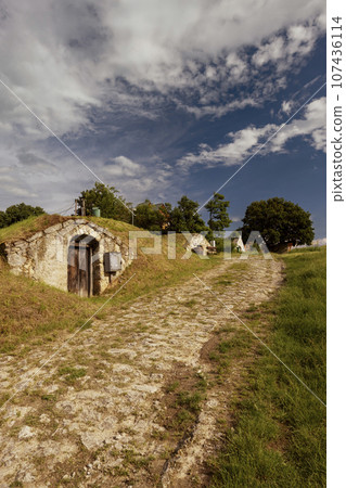 Wine cellar (Tufove pivnice), Velka Trna, Kosice country, Zemplin region, Slovakia Wine cellar (Tufove pivnice), Velka Trna, Kosice country, Zemplin region, Slovakia 107436114