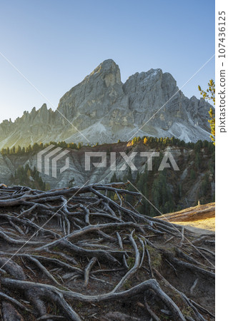 Peitlerkofel Mountain, Dolomiti near San Martin De Tor, South Tyrol, Italy Peitlerkofel Mountain, Dolomiti near San Martin De Tor, South Tyrol, Italy 107436125