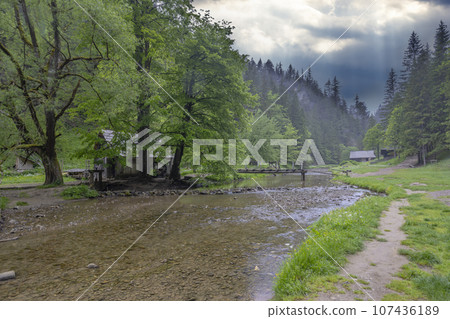 Oblazy water mills near Kvacany, Kvacianska valley, Slovakia 107436189