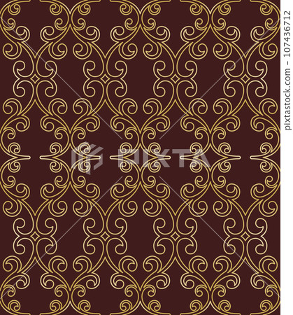 Geometric Seamless Vector Fine Pattern. Classic Ornament 107436712