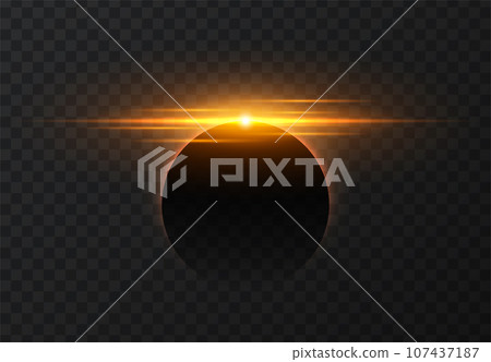 Vector sun eclipse. Vector sun eclipse. 107437187
