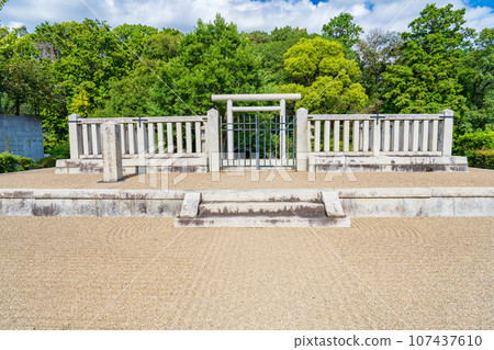 Fujiidera City, Osaka Prefecture, Hanyu Sakamoto Mausoleum of the 24th Emperor Ninken Fujiidera City, Osaka Prefecture, Hanyu Sakamoto Mausoleum of the 24th Emperor Ninken 107437610