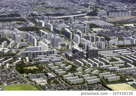 Aerial view of the vicinity of Kemikawahama Station on the Keiyo Line Aerial view of the vicinity of Kemikawahama Station on the Keiyo Line 107438139