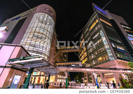 Japan's Kawasaki cityscape Mizonoguchi station (Musashi Mizonoguchi station), etc. Japan's Kawasaki cityscape Mizonoguchi station (Musashi Mizonoguchi station), etc. 107438160