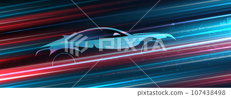 Racing speed background, vector illustration abstraction in car track Racing speed background, vector illustration abstraction in car track 107438498