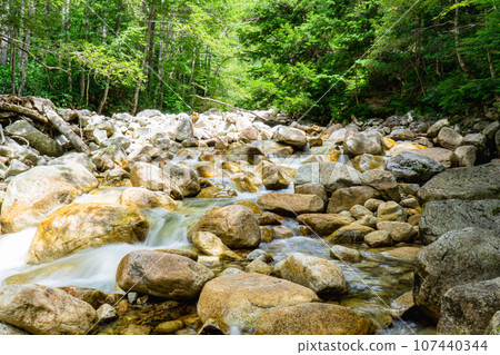 Japan's 100 Famous Mountains Yarigatake in Nagano Prefecture - Ichinomata Mountain Stream Japan's 100 Famous Mountains Yarigatake in Nagano Prefecture - Ichinomata Mountain Stream 107440344