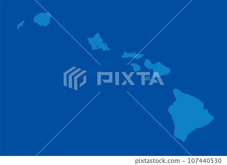 Dot map of Hawaii without island names Dot map of Hawaii without island names 107440530