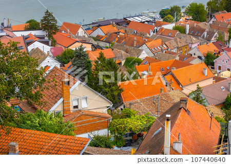 Belgrade, Serbia panoramic houses view, Zemun 107440640