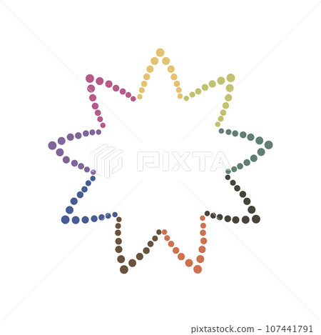 Abstract colorful shape.Vector design element Abstract colorful shape.Vector design element 107441791
