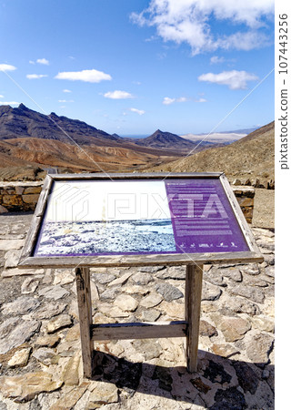 Sign at Mirador Astronomico de Sicasumbre - Fuerteventura, Spain 107443256