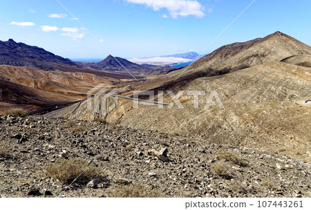 View from the Mirador Astronomico de Sicasumbre, Fuerteventura, Spain 107443261