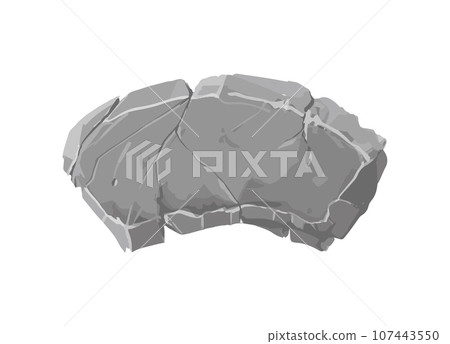 Cracked stone sign board. Cracked stone sign board. 107443550