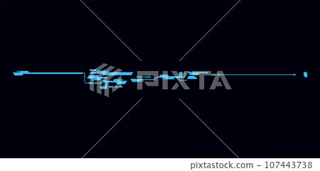 Abstract futuristic line, vector illustration...-插圖素材 [107443738] - PIXTA圖庫