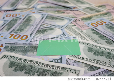 Paper for text on the background of dollars - texture, background Paper for text on the background of dollars - texture, background 107443741
