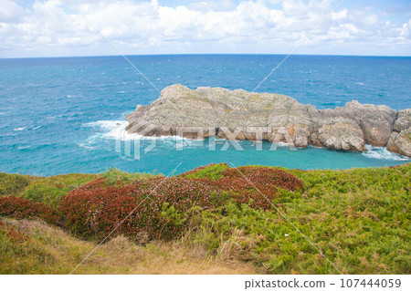 Landscape of costa quebrada in Cantabria 107444059