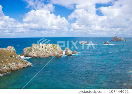 Landscape of costa quebrada in Cantabria 107444061