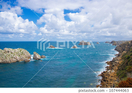 Landscape of costa quebrada in Cantabria 107444063