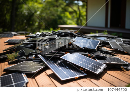 Problem of disposal and recycling of solar panels 107444700