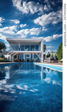 Luxury villa with a swimming pool 107445009