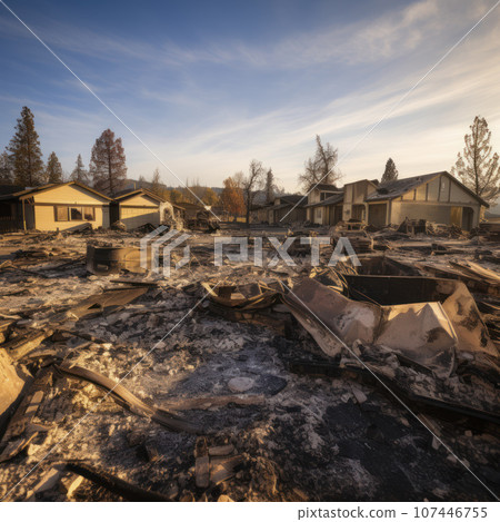 lifestyle photo homes burned out by fire aftermath of blaze lifestyle photo homes burned out by fire aftermath of blaze 107446755